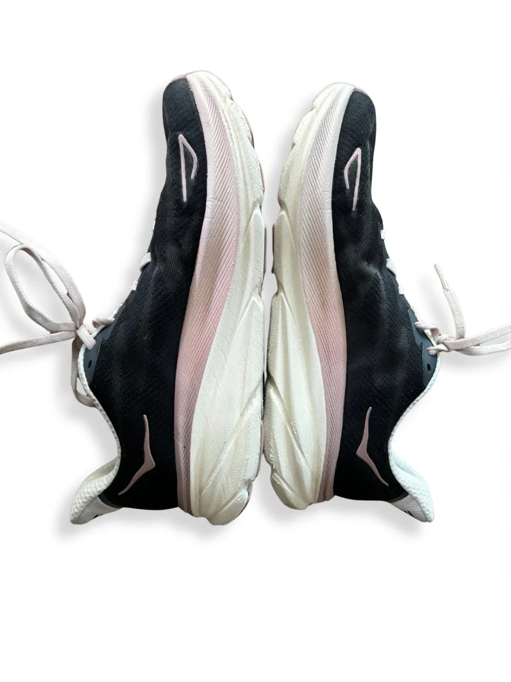 HOKA Clifton 9 Women’s Running Shoes Black Pink US 8.5 Athletic